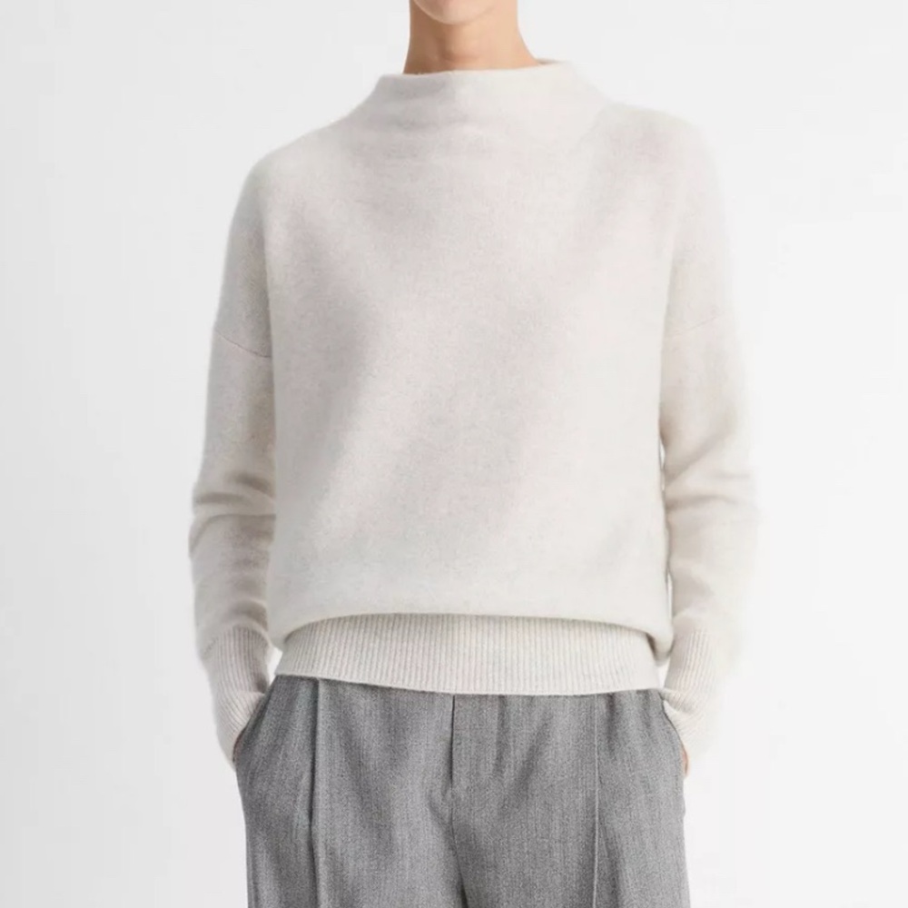 NWT Vince  Women's XL Cashmere Sweater Cream